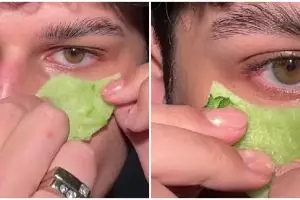 Bukan pakai eye cream, cara cerahkan mata panda ala pria ini simpel cuma butuh 1 jenis buah-buahan