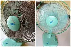 Tak perlu dibongkar, ini trik bersihkan debu kipas angin cuma 15 menit pakai 1 bahan dapur
