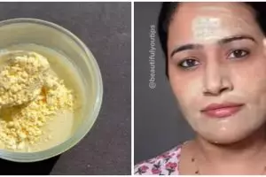 Tanpa dicampur madu, wanita ini tunjukkan cara lembapkan kulit kering di wajah pakai 1 jenis daun