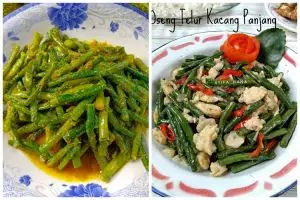 17 Resep tumis kacang panjang untuk sahur, enak, simpel, dan bikin nagih