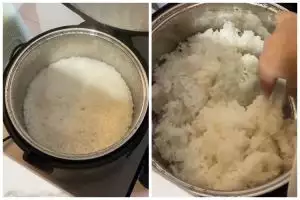 Matang dalam 10 menit, ini trik cepat menanak nasi agar hasilnya pulen, tak lembek, dan kian wangi