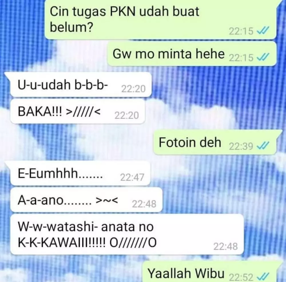 chat menghadapi pecinta anime berbagai sumber