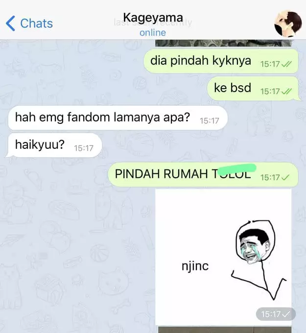 chat menghadapi pecinta anime berbagai sumber