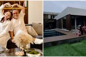 Tak perlu jauh-jauh ke vila, 11 potret rumah baru Mona Ratuliu ini desainnya mirip resort bintang 5