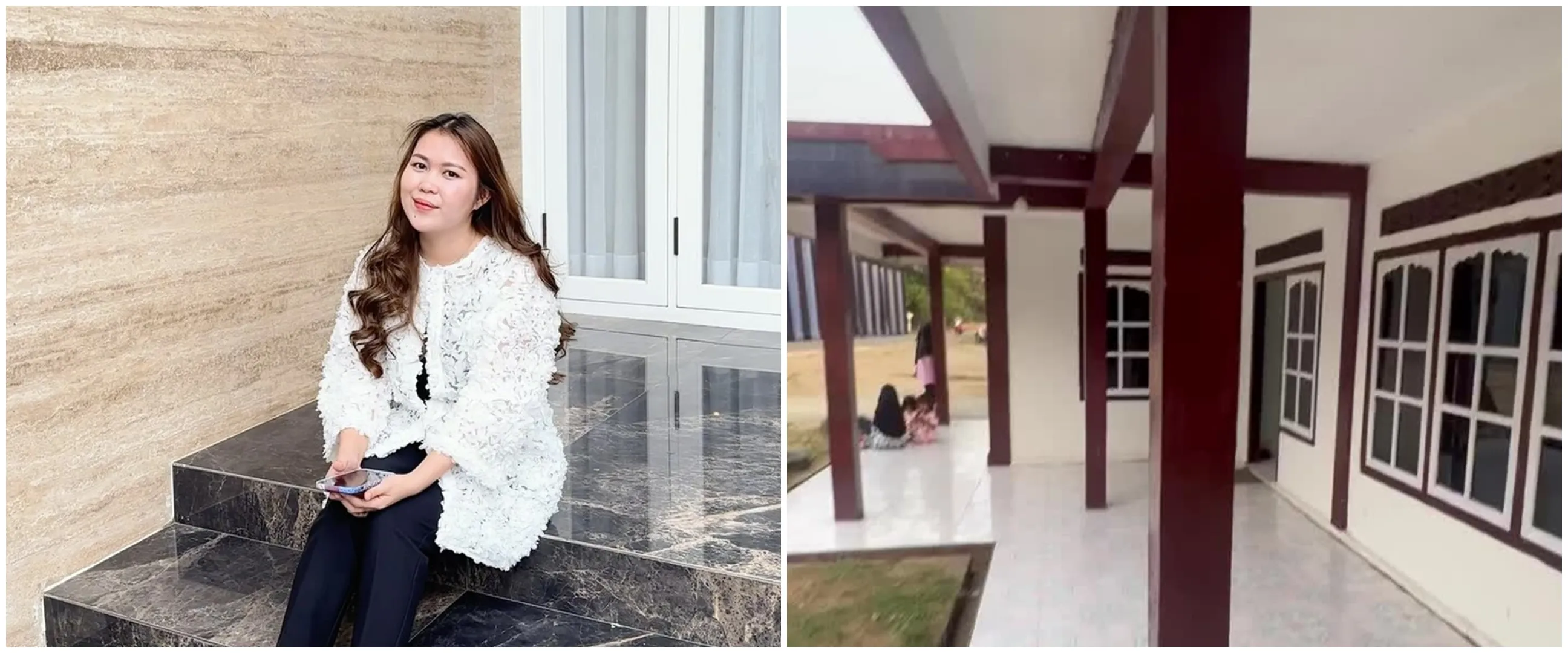 Dari penjaga konter jadi bos skincare, ini 9 potret rumah masa kecil Melvina Husyanti berdinding kayu