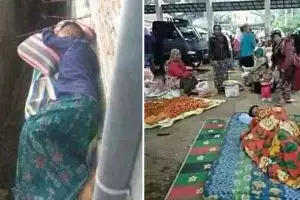 Ngantuknya sudah tak terbendung, 45 potret kocak gaya orang tidur ini lihatnya bikin senyum miris