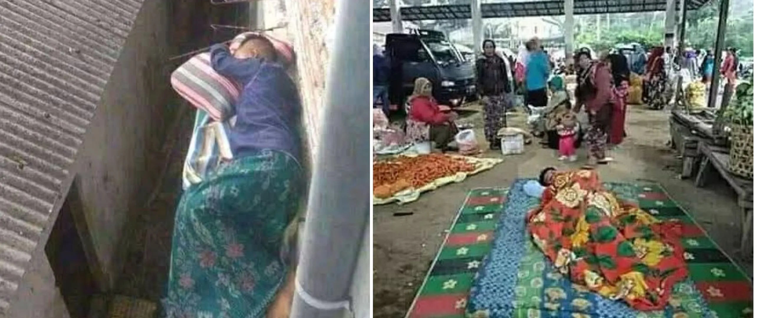 Ngantuknya sudah tak terbendung, 45 potret kocak gaya orang tidur ini lihatnya bikin senyum miris