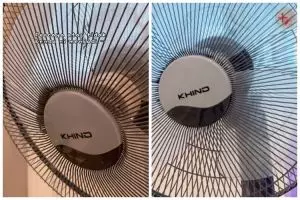 Cuma 5 menit tanpa dibongkar, ini trik bersihkan debu kipas angin pakai 3 bahan dapur