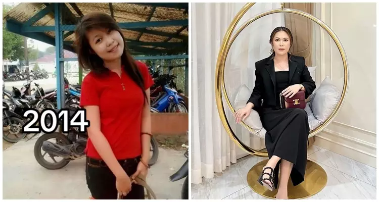 potret dulu kini melvina husyanti © 2024 brilio.net