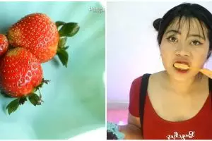 Tak pakai lemon, ini cara atasi gigi kuning agar auto cerah pakai stroberi dicampur 1 bahan dapur