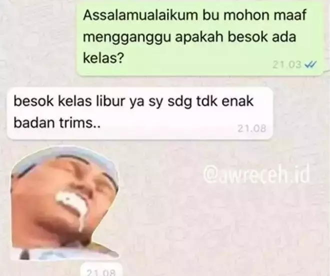 Dosen kirim sticker lucu © 2024 brilio.net