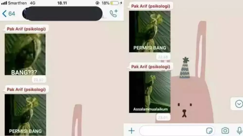 Dosen kirim sticker lucu © 2024 brilio.net