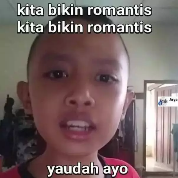 Meme kocak tren kita bikin romantis Berbagai sumber Meme kocak tren kita bikin romantis Berbagai sumber