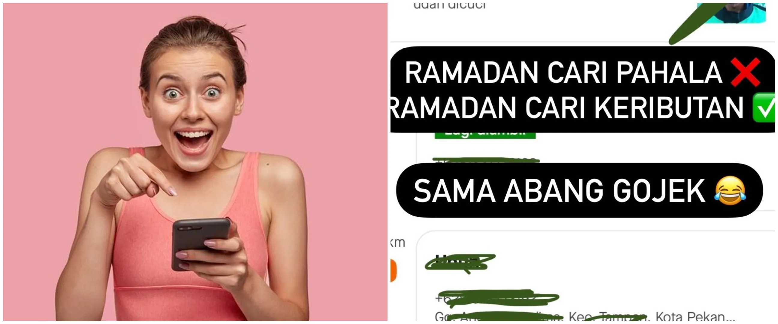Cewek ini bagikan momen kesal driver ojek online saat ia panggil 'pak', kocak tapi bikin ngelus dada
