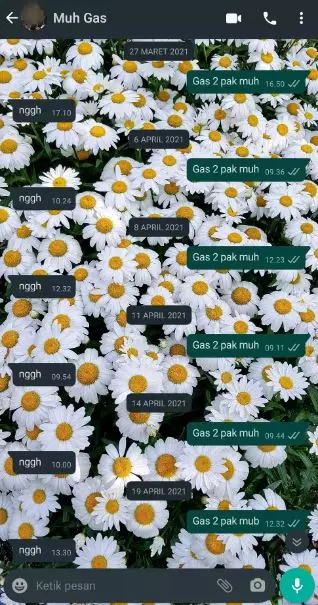 chat lucu anak kos dengan warung langganan Berbagai sumber