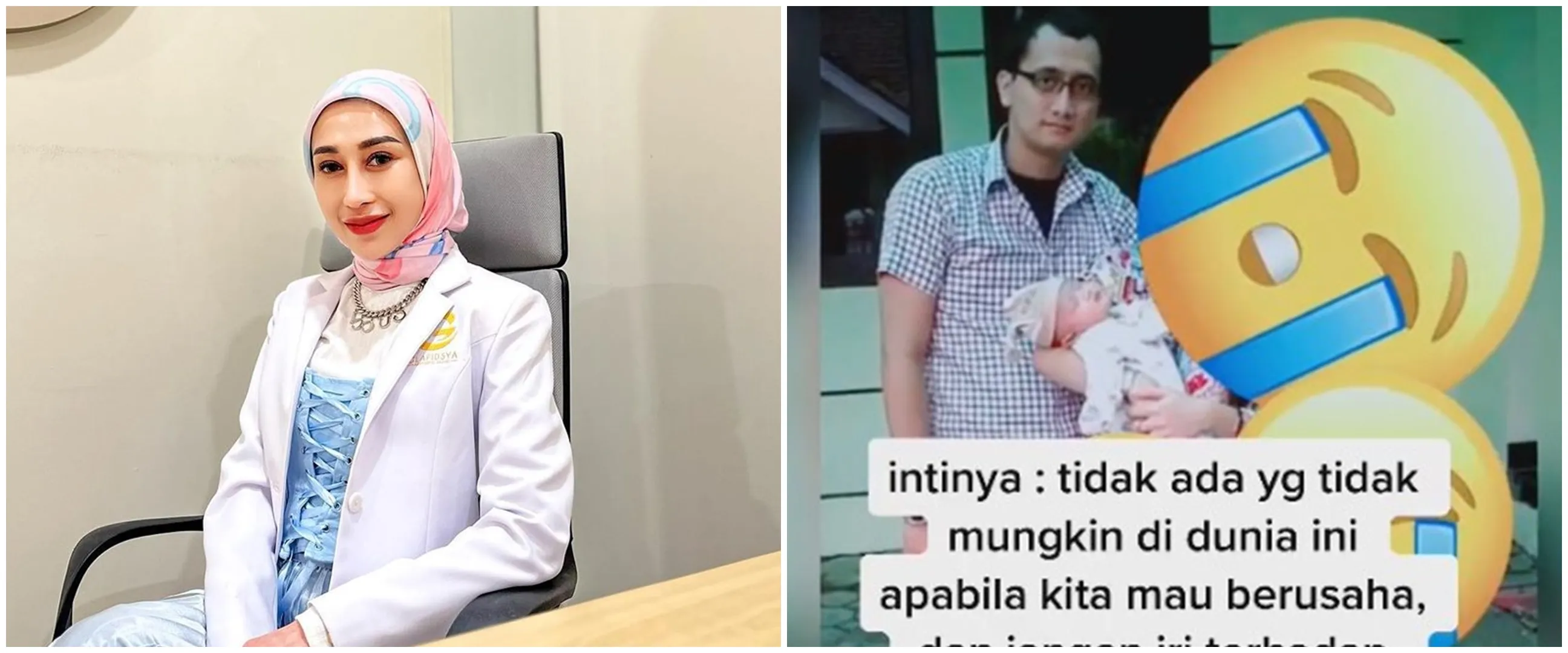 Pernah nunggak bayar sampai diusir, intip 9 potret kontrakan Reza Gladys sebelum jadi bos skincare