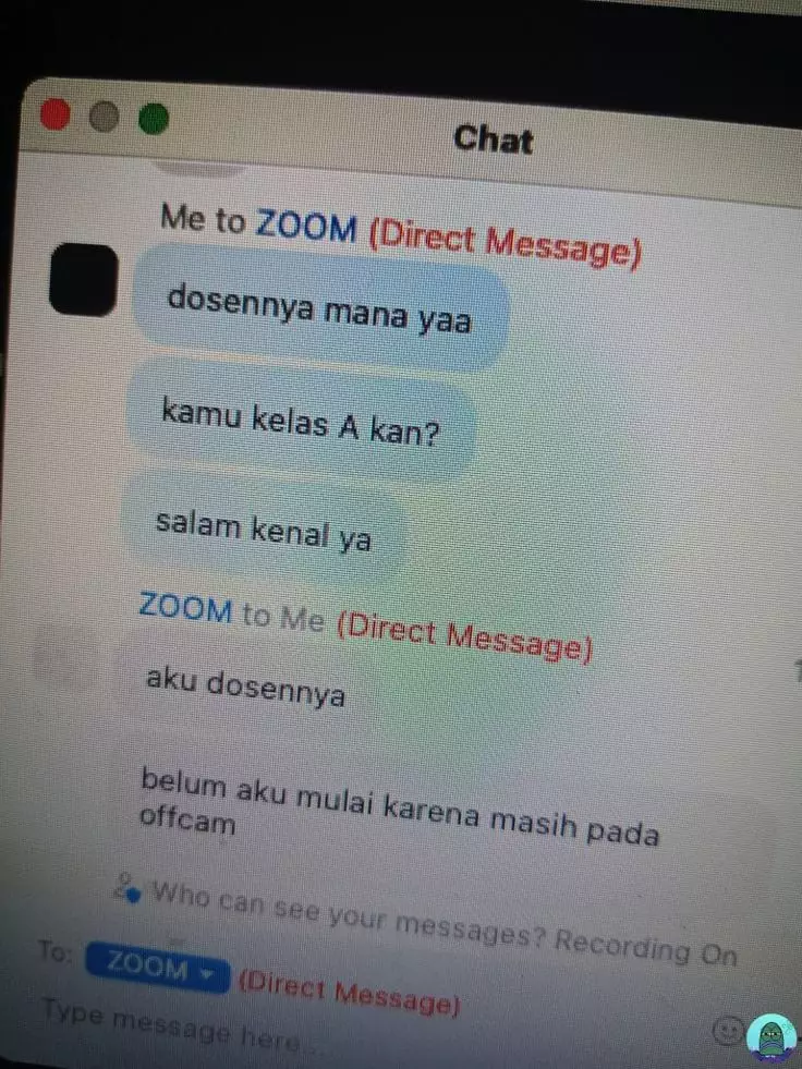 Chat lucu dosen dan mahasiswa dari berbagai sumber Chat lucu dosen dan mahasiswa dari berbagai sumber