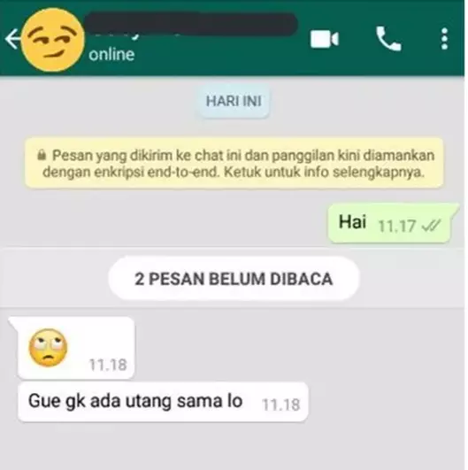 Chat lucu sama mantan ini penuh dendam dan amarah © X
