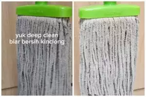 Tanpa perlu dikucek sitrun, ini cara memutihkan kain pel dekil dan bau amis pakai 3 bahan dapur