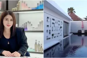Konsep rumahnya ala vila, 9 potret kamar bos skincare Maharani Kemala ini bak toko barang branded