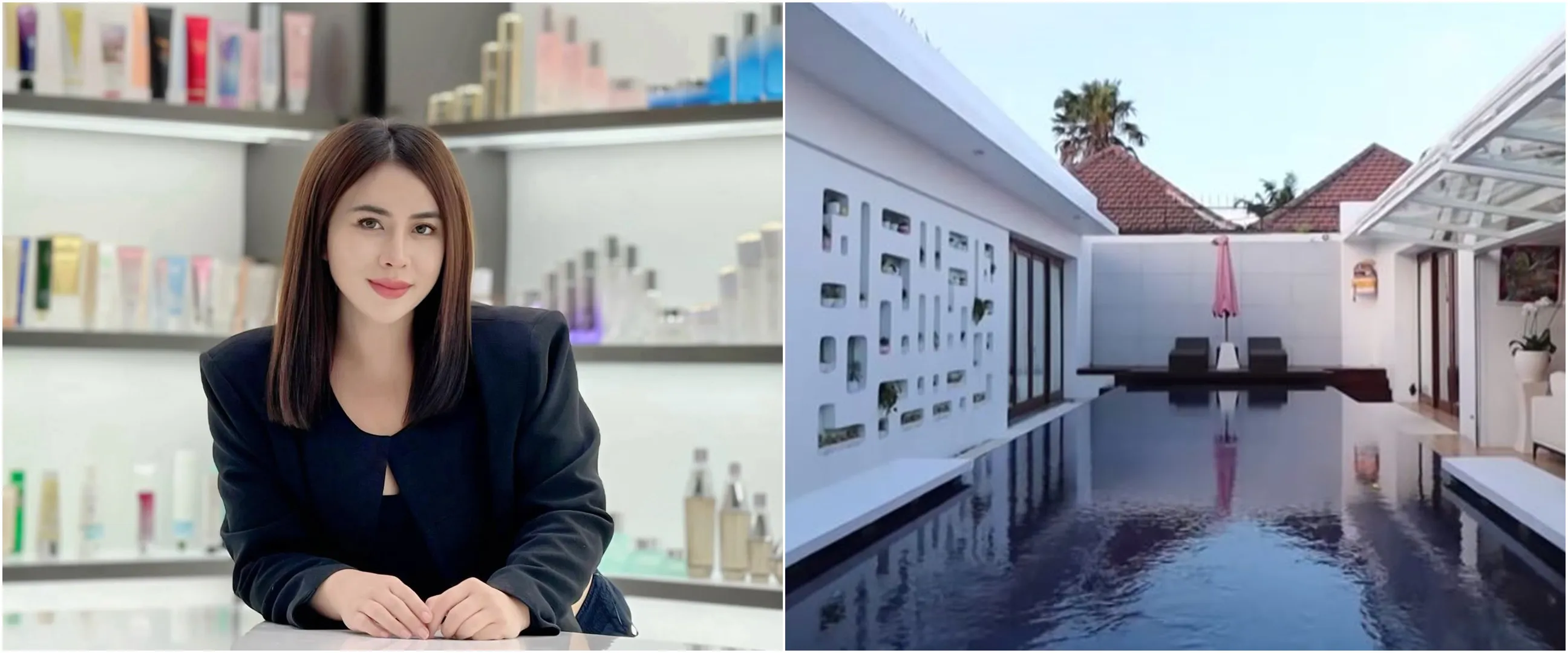 Konsep rumahnya ala vila, 9 potret kamar bos skincare Maharani Kemala ini bak toko barang branded