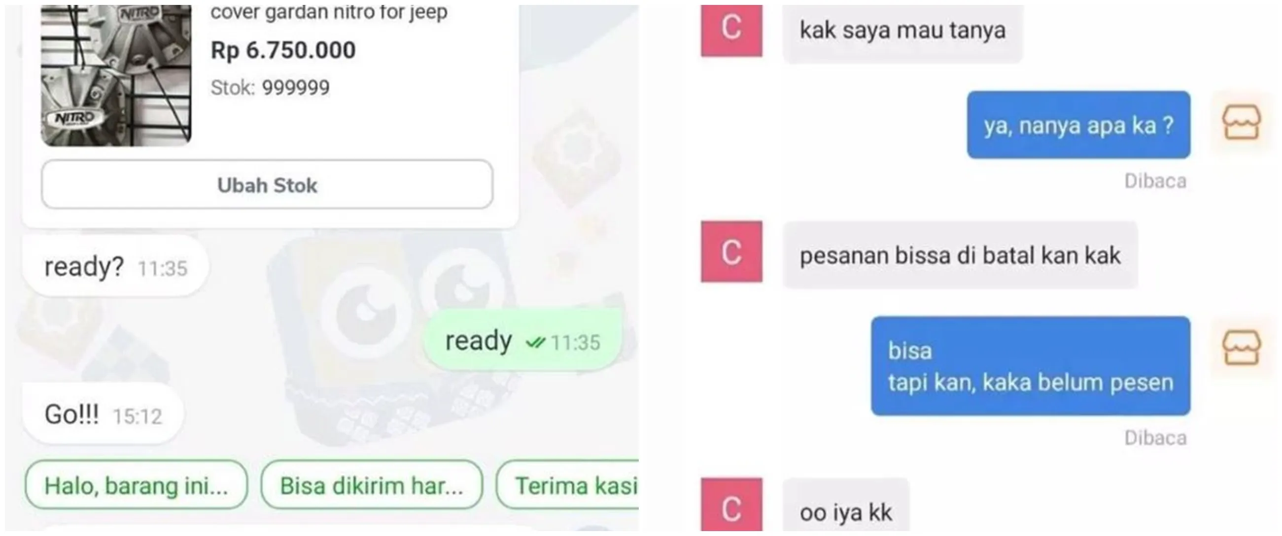 Begini jadinya kalau orang nggak niat beli, 11 chat lucu absurd dengan penjual ini malah ngeselin