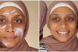 Mata panda tertutup sempurna, kekuatan makeup sulap wajah wanita jadi eksotis dan glamour