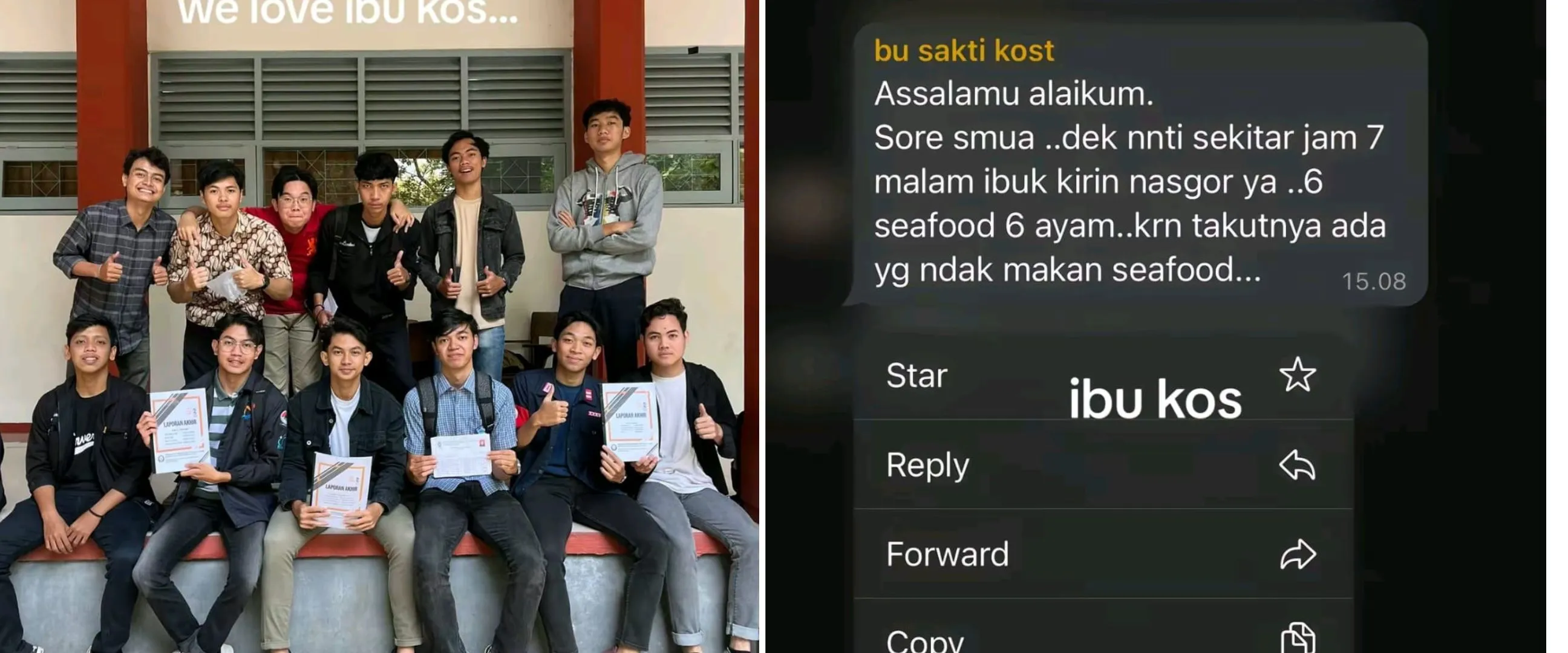 Auto betah di rantau, pria bagikan kebaikan ibu kos untuk 12 penghuninya ini bikin iri