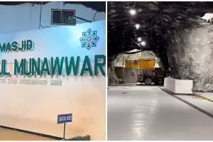 7 Potret masjid bawah tanah tambang emas Papua, tempat ibadahnya luas meski di kedalaman 1.760 meter