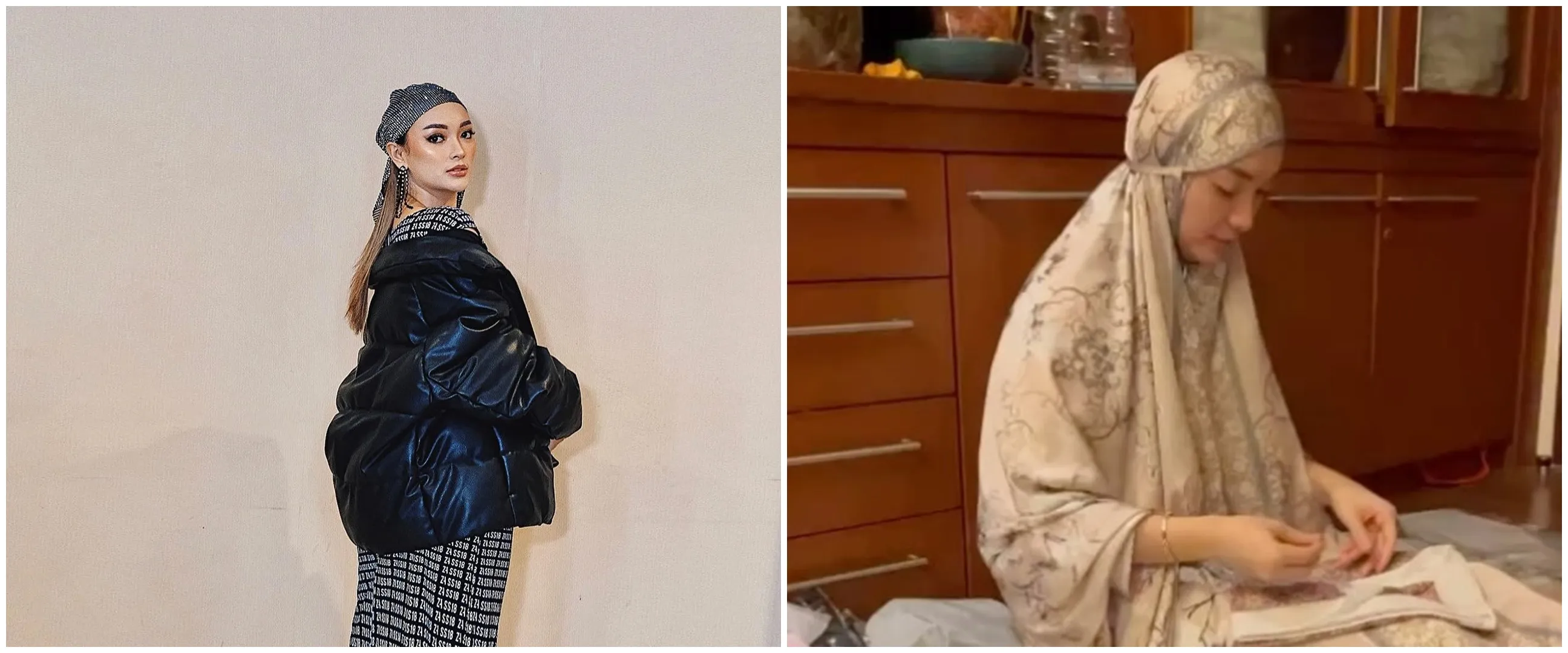 Hasil jahit dengan tangan sendiri, begini 9 potret Zaskia Gotik banting stir jualan baju dan hijab