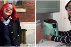 Hidup mandiri di Amerika, 9 potret dapur Cinta Kuya ini kabinet dan handle-nya impor dari Indonesia