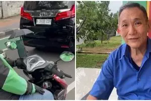 Gara-gara pakai aksesori unik, driver ojek online ini dapat kejutan tak terduga dari Jusuf Hamka