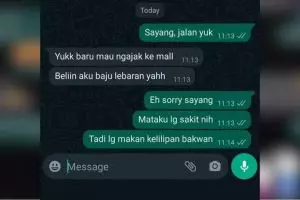 11 Chat lucu strategi nyeleneh nolak permintaan pacar ini alasannya bikin gagal paham, ada aja idenya