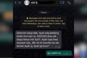 Caranya kurang halus, 11 chat lucu orang gagal menipu ini bacanya bikin senyum puas