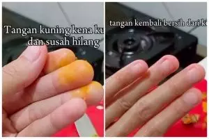 Bukan digosok baking soda, begini trik cepat bersihkan noda kunyit di tangan dan kuku pakai 1 bahan