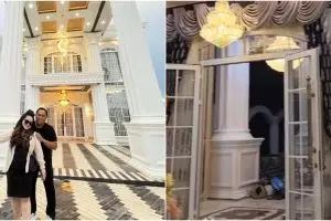 Huniannya nuansa emas silaukan mata, 9 potret ruang tamu bos skincare Mami Sultan ini bak toko lampu