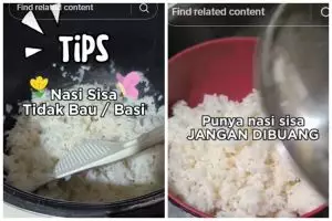 Bukan dibiarkan hangat dalam magic com, ini trik menyimpan nasi sisa biar tak bau dan kering