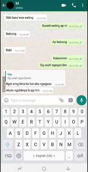 Chat lucu langsung ngegas Berbagai sumber