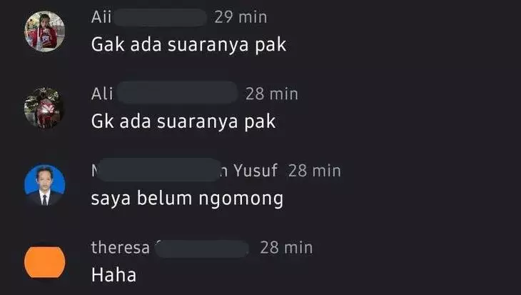 Chat lucu saat zoom meeting Berbagai sumber Chat lucu saat zoom meeting Berbagai sumber