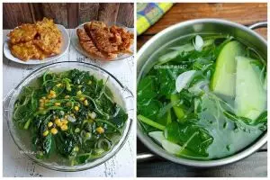 13 Resep sayur bayam bening untuk sahur, segar, simpel, dan menggugah selera