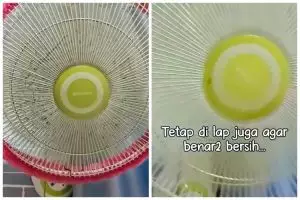 Tak perlu dibongkar, cara emak-emak bersihkan kipas ini cuma 30 menit pakai tambahan 2 bahan dapur