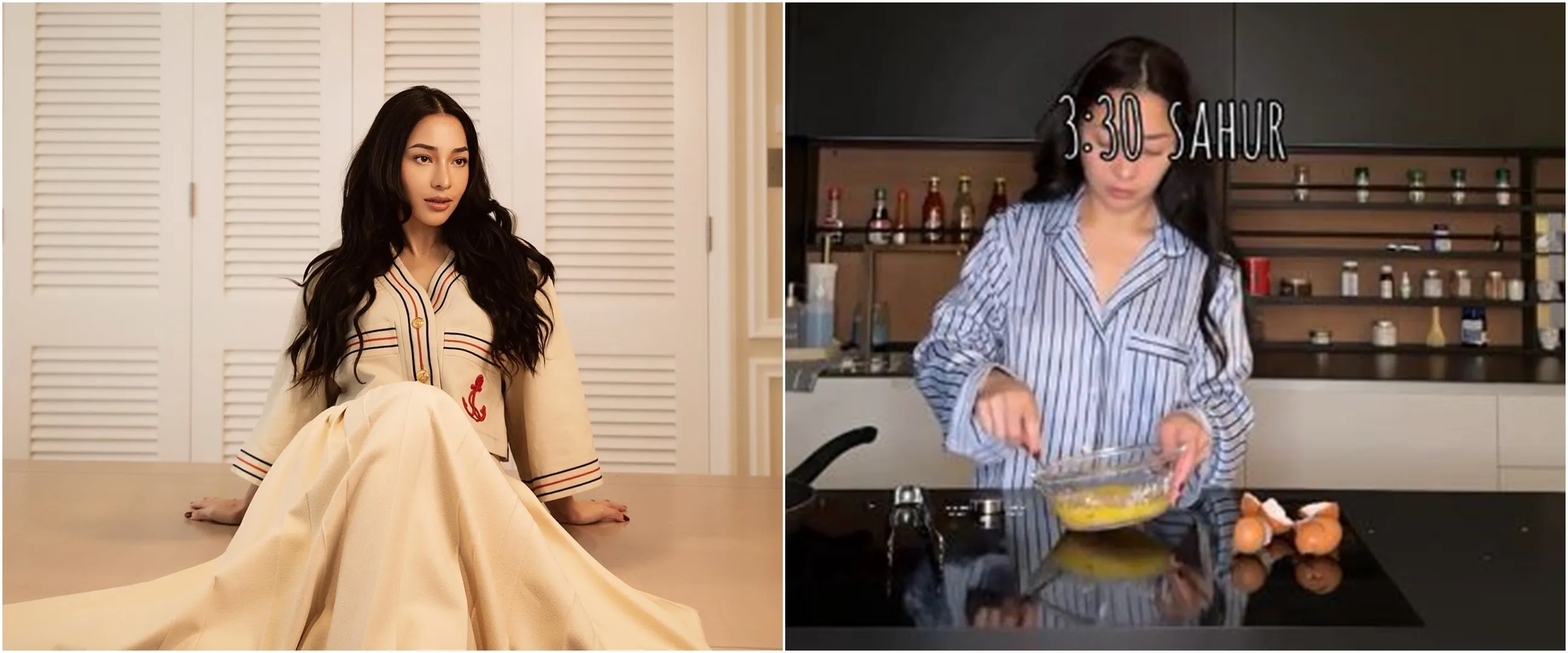 11 Potret keseharian Nikita Willy jadi ibu rumah tangga, siapin sahur tanpa bantuan ART