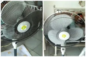 Tak perlu baking soda, trik bersihkan kipas angin ala emak-emak ini bikin kinclong pakai 1 bahan dapur