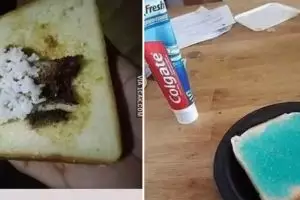 45 Potret kocak orang makan roti ini bikin nggak jadi ngiler meskipun lagi puasa, nyeleneh pol