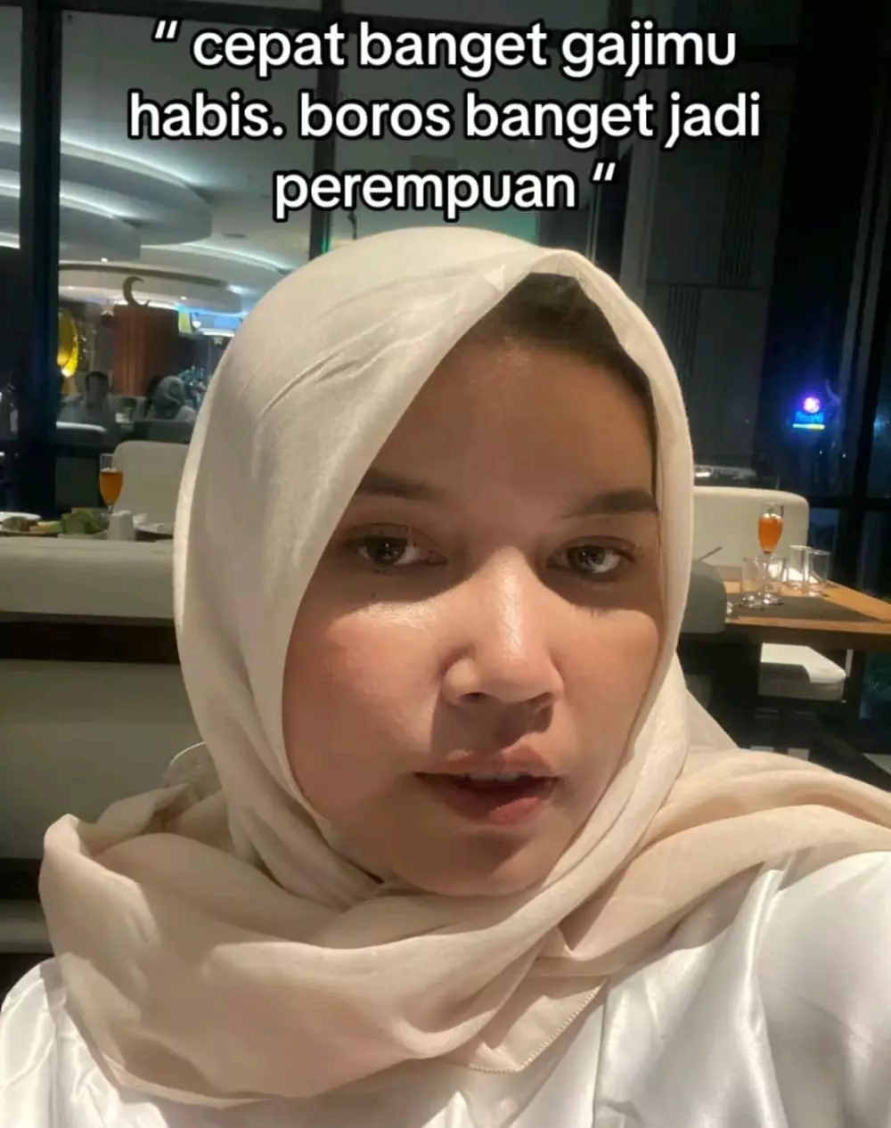 wanita ungkap alasan gajinya selalu habis © TikTok
