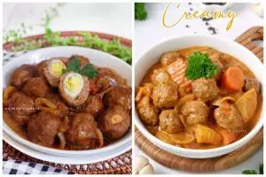 17 Resep bola daging berbagai bumbu untuk sahur, nikmat, simpel, dan menggugah selera