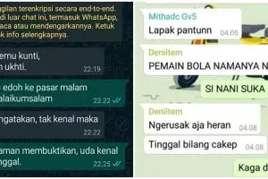 11 Chat lucu orang berbalas pantun ini bikin capek, balasannya nyeleneh pol