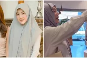 Kebersamaannya bikin adem meski beda keyakinan, ini 9 momen Larissa Chou pakaikan hijab ke ibunya