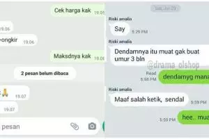 Gegara typo, 11 chat lucu salah paham pas lagi tawar barang ini bikin cekikikan