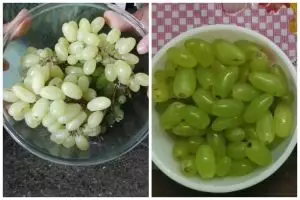 Bukan dibaluri tepung, ini cara bersihkan anggur dari lapisan lilin dan pestisida pakai 2 bahan dapur
